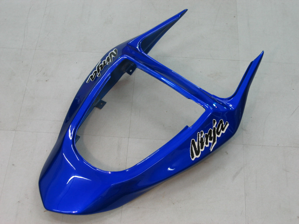 Amotopart 2003-2004 Kawasaki ZX6R Kit de carénage G-Bleu