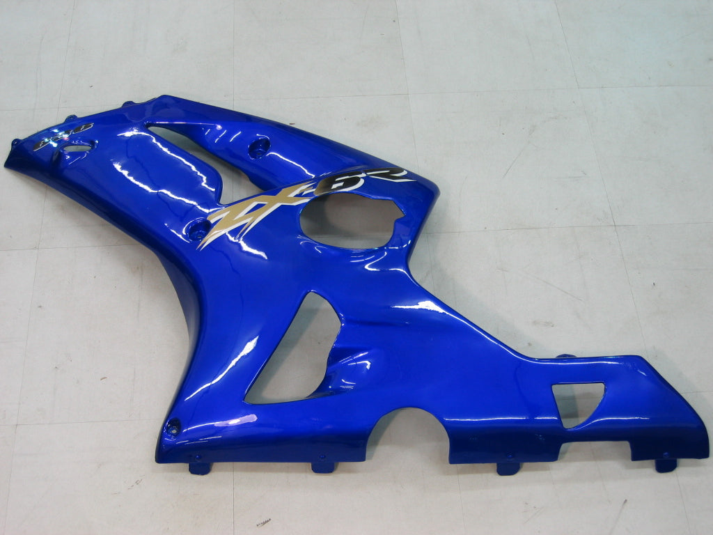 Amotopart 2003-2004 Kawasaki ZX6R Fairing G-Blue Kit