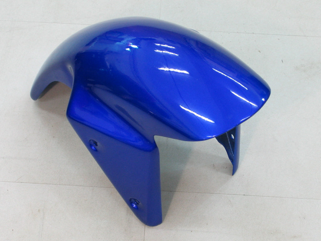 Amotopart 2003-2004 Kawasaki ZX6R Kit de carénage G-Bleu