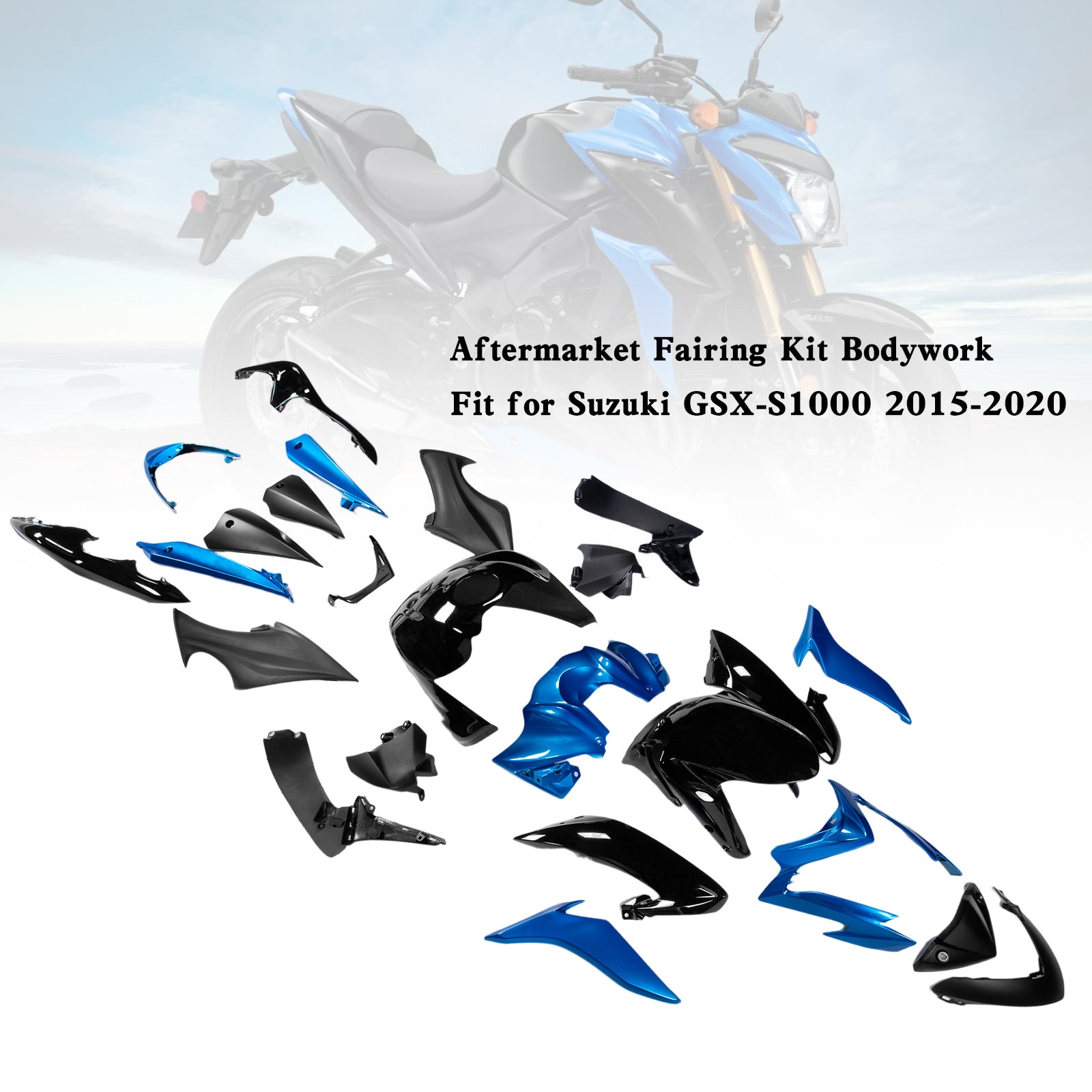 Amotopart (2015-2020) Suzuki GSX-S 1000 Fairing Kit Colletion 1