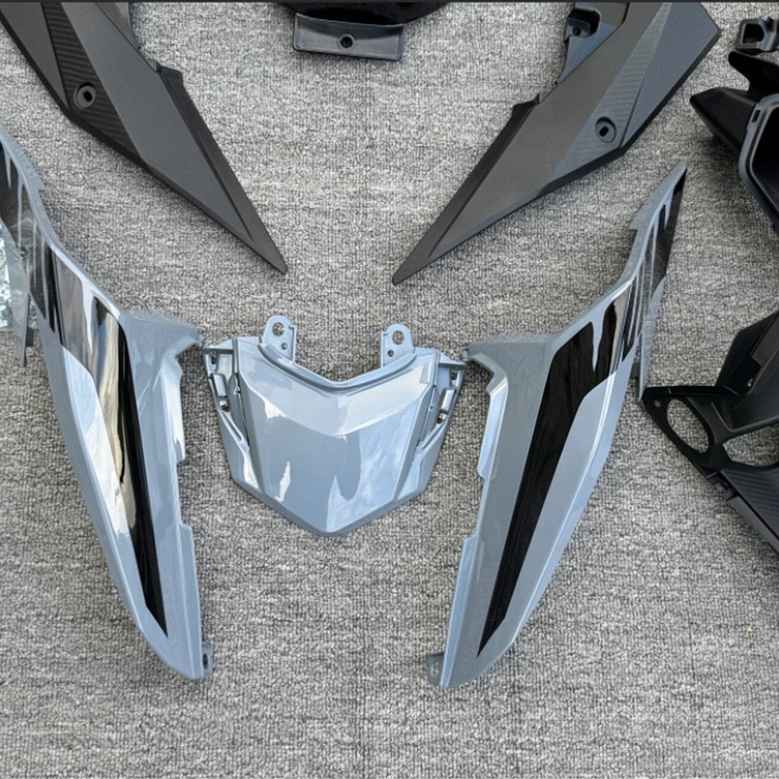 Amotopart 2022 ホンダ CBR400R ブラック/グレー フェアリングキット