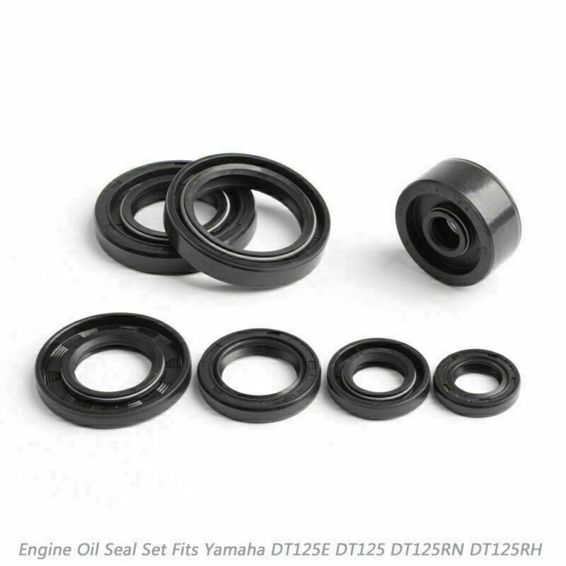 Engine Oil Seal Seals Set Kits fits Yamaha DT125X 05-06 DT125RE DT125R 1987-2006