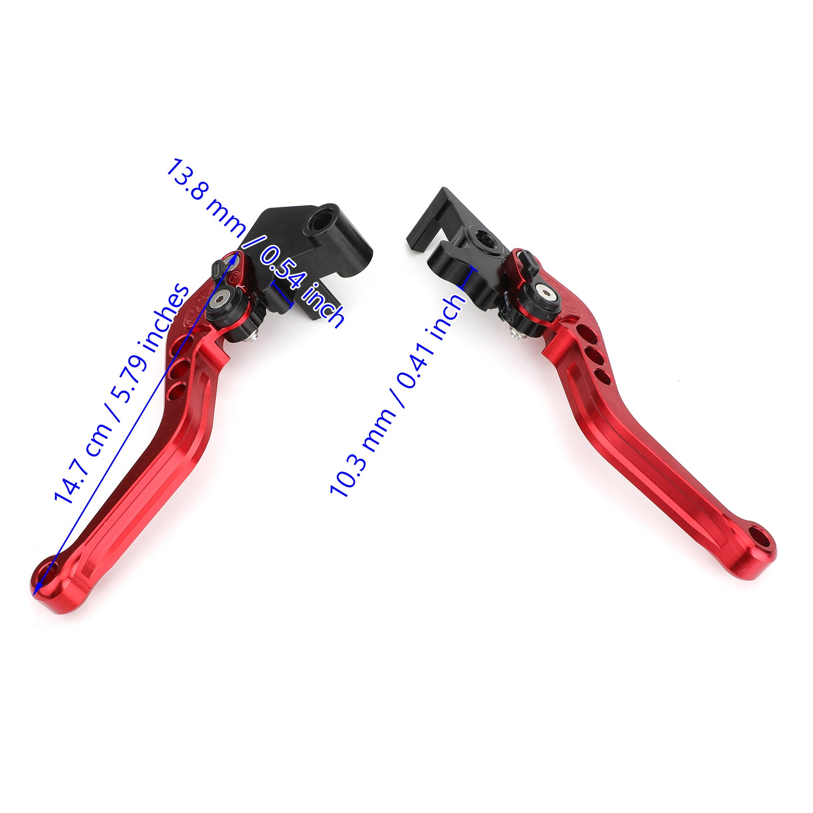 Kawasaki Ninja 250 300 Brake Clutch Levers Red