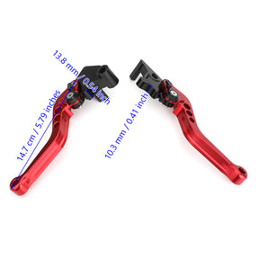 Kawasaki Ninja 250 300 Brake Clutch Levers Red