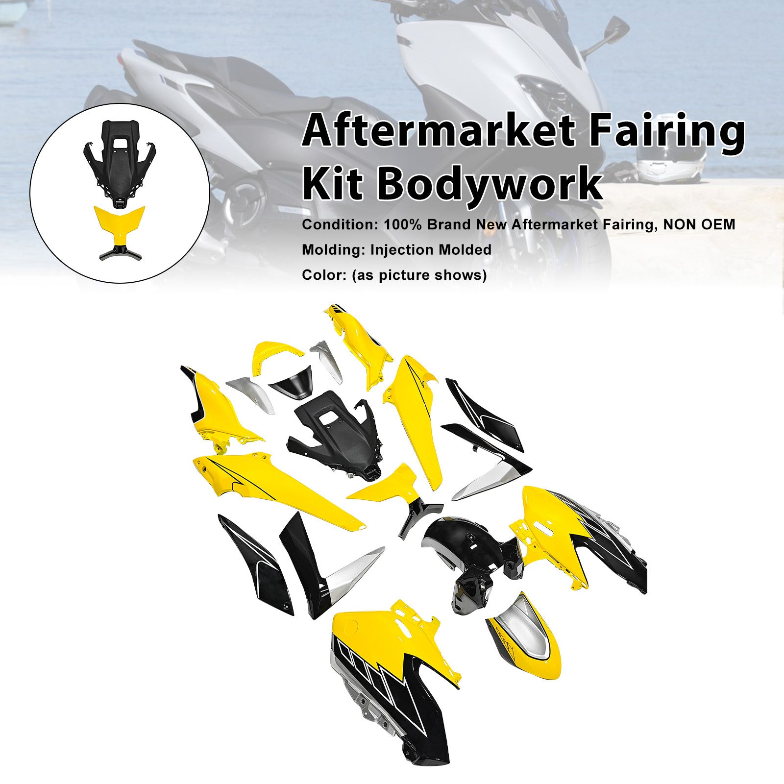 Amotopart 2025-2026 Yamaha TMAX560 Fairing Kit Collection