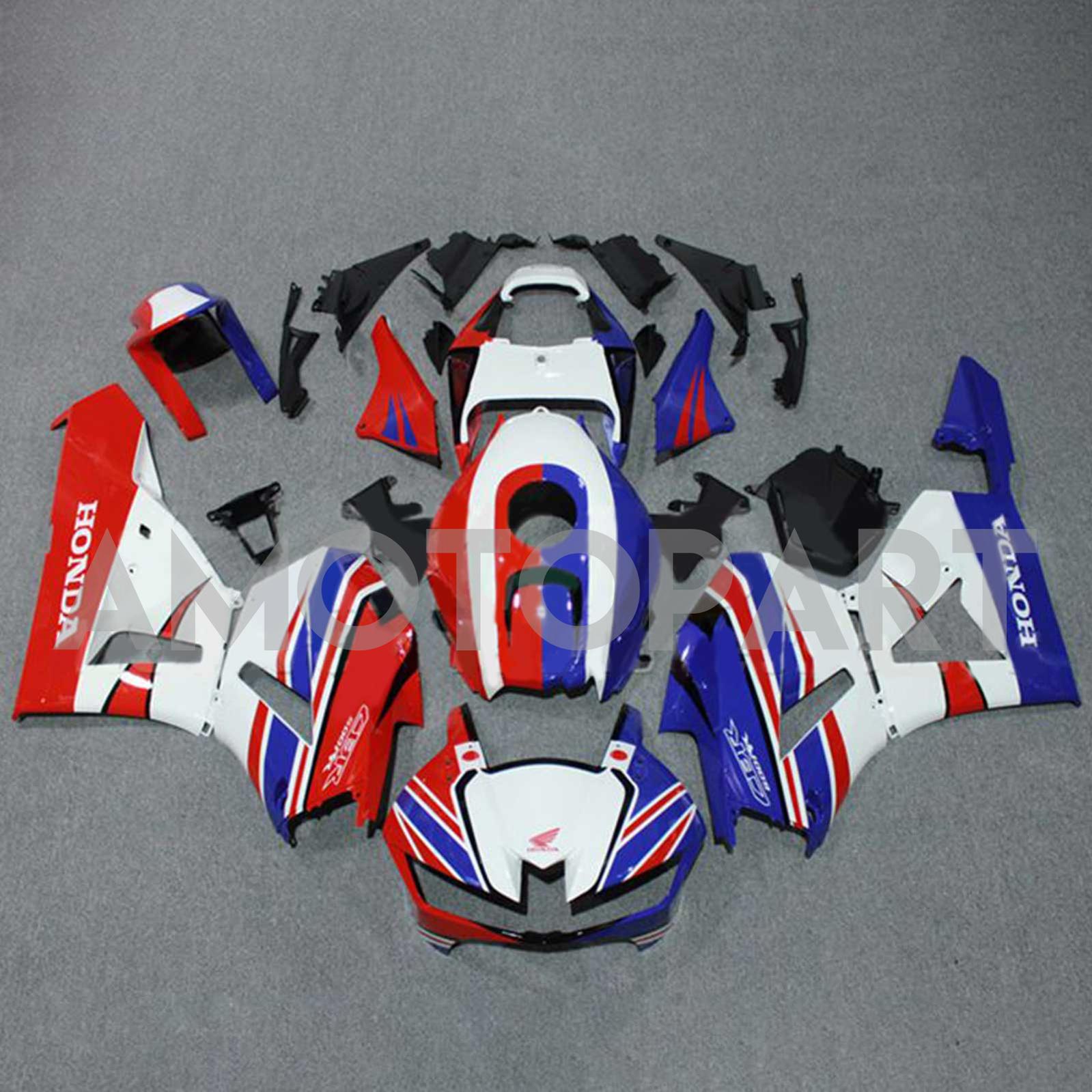 Amotopart 13-25 US ver. & 13-23 European ver. F5 CBR600RR Honda Red&Blue Style4 Fairing Kit
