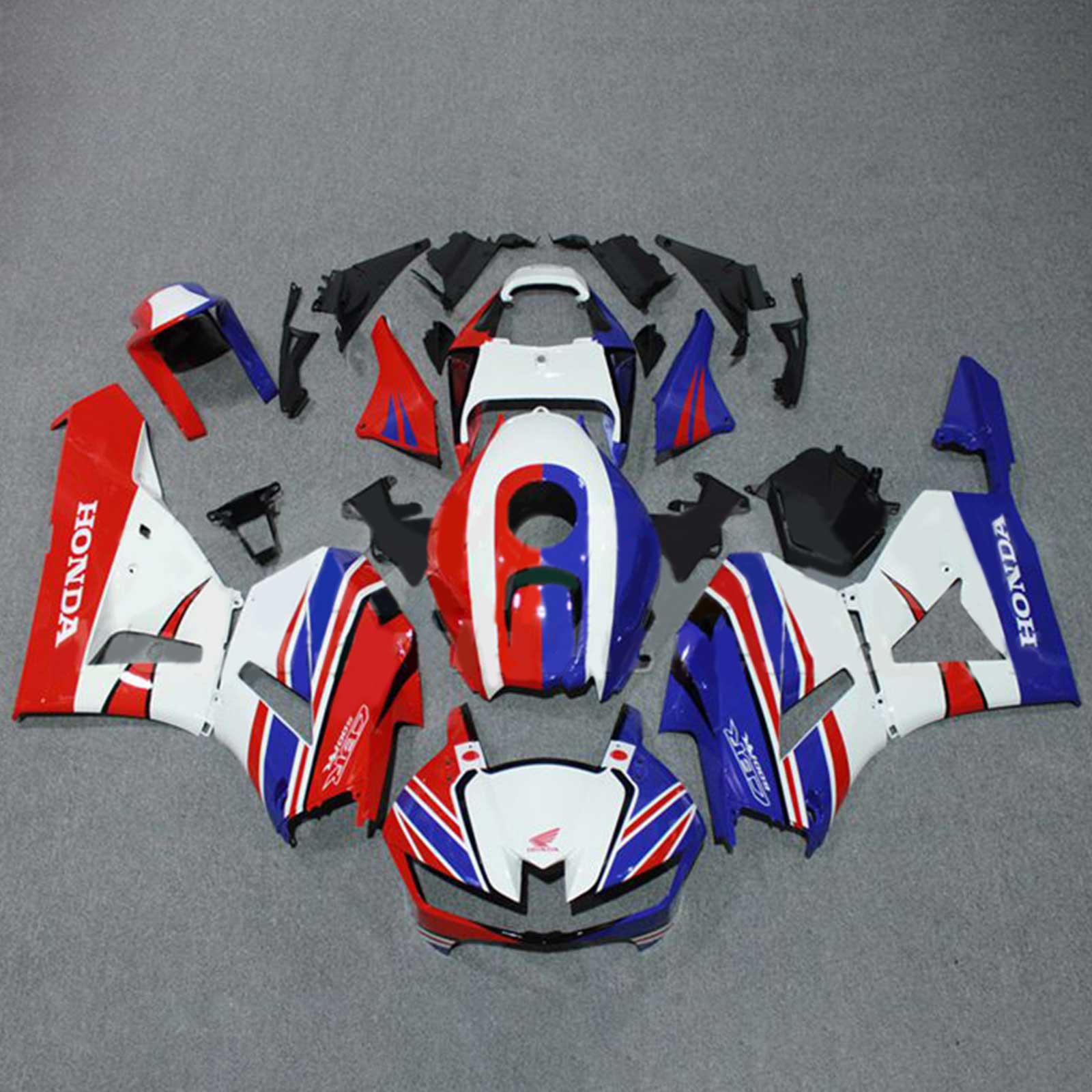 Amotopart 2013-2023 F5 CBR600RR ホンダ レッド&ブルー Style4 フェアリングキット