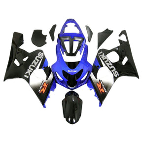 Amotopart 2004-2005 K4 GSXR 600/750 Suzuki Blue&Black Style2  Fairing Kit