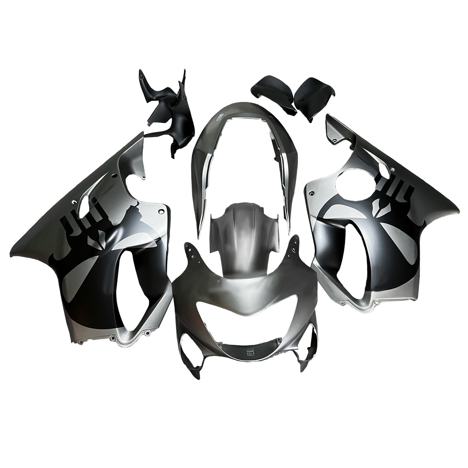 Amotopart 1999-2000 Honda CBR600 F4 Sliver-Black Fairing Kit