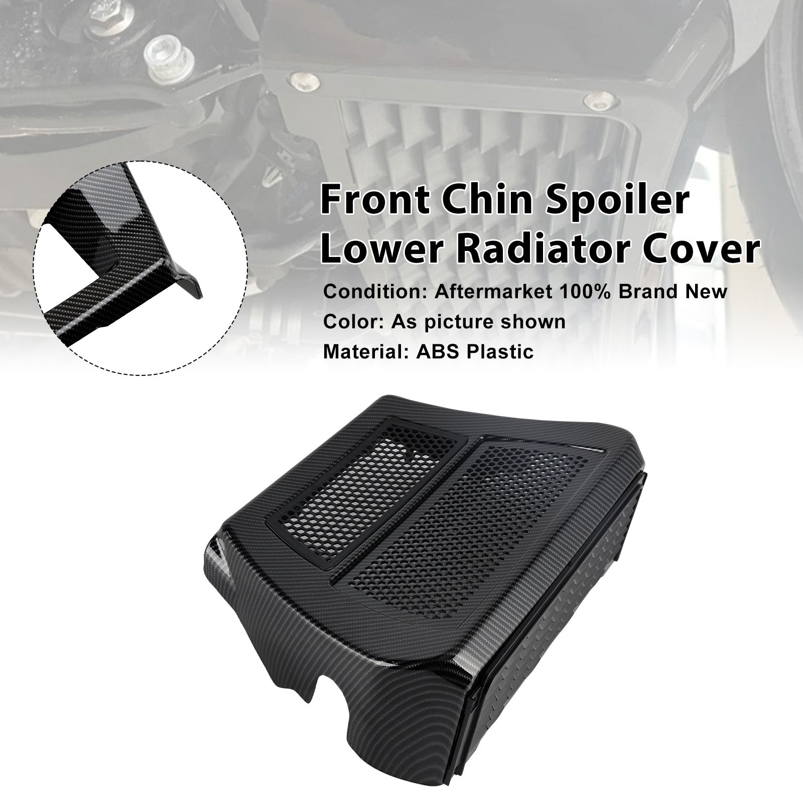 CVO Street Glide FLHXSE 23-25 Lower Chin Spoilers Radiator Guard Cover