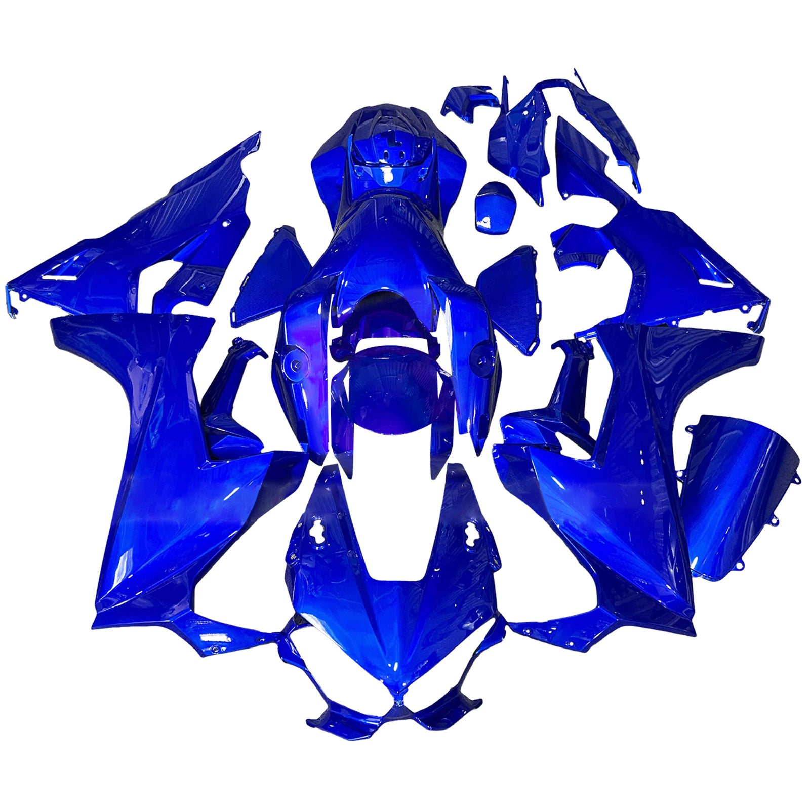 Amotopart 2017-2023 Honda CBR1000rr Kit de carénage bleu