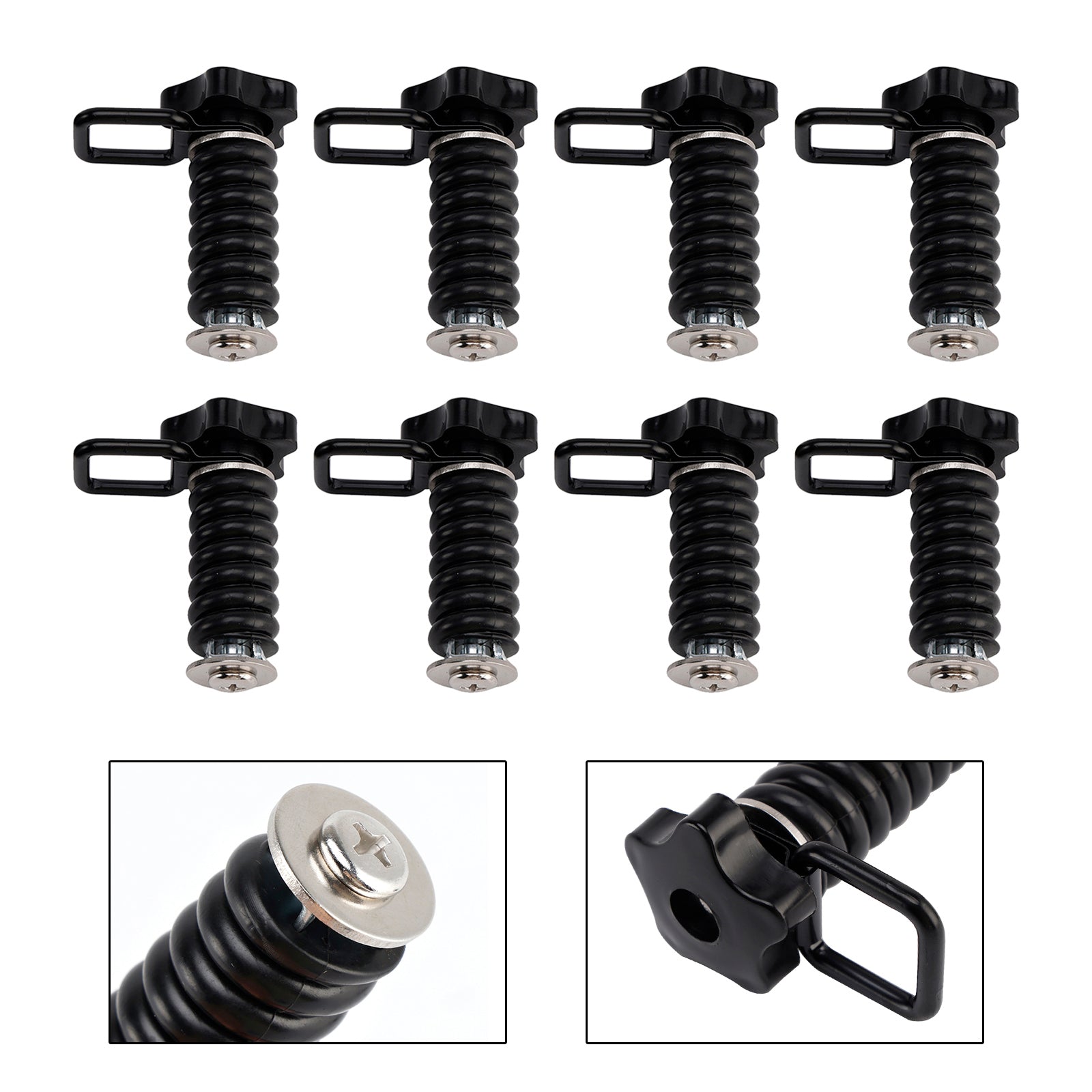 13-25 Polaris Rzr Sportsman 8X Tie Down Anchors Blocco ad anello flessibile & Ride