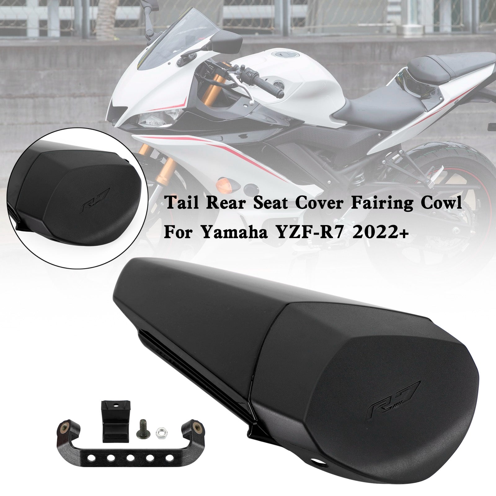 22-23 YAMAHA YZF R7 Tail Rear Seat Cover Fairing Cowl