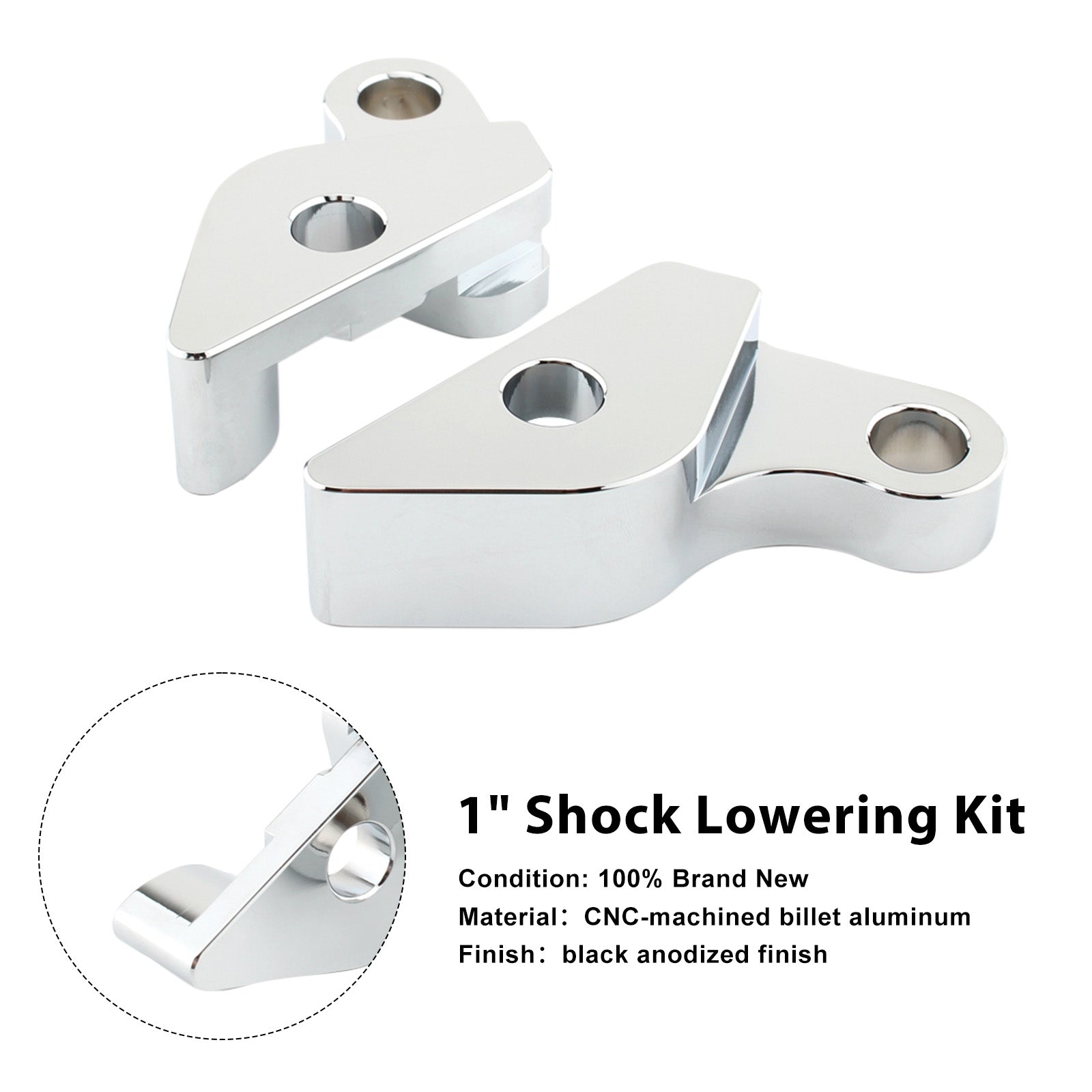 2007-2017 V-Rod VRSC 02-17 Night Rod Special 1" Shock Lowering Kit Fit