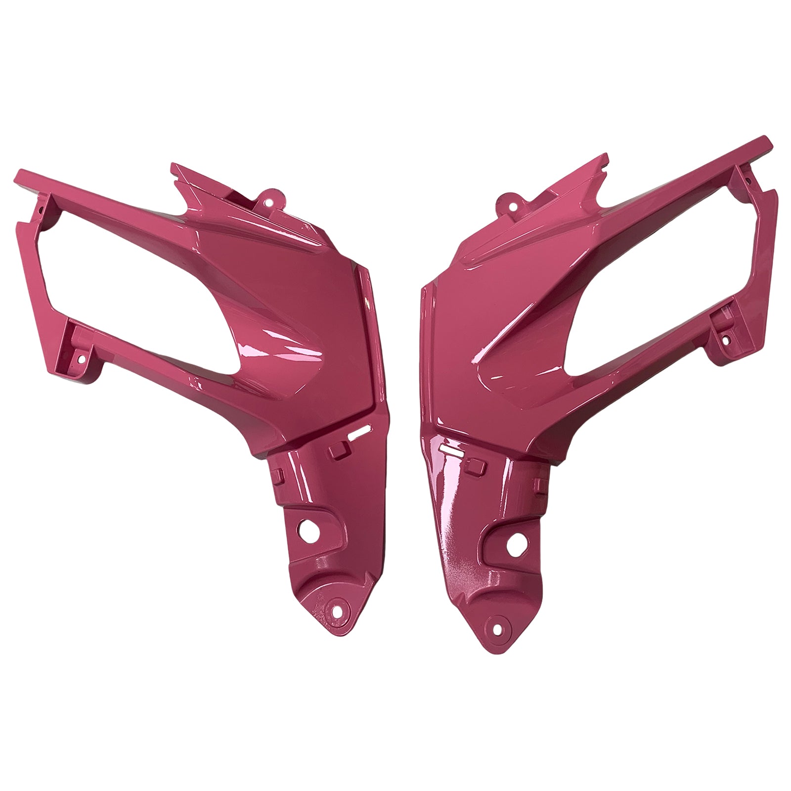 Amotopart 2018-2024 Kawasaki EX400/Ninja400 Pink Black Fairing Kit