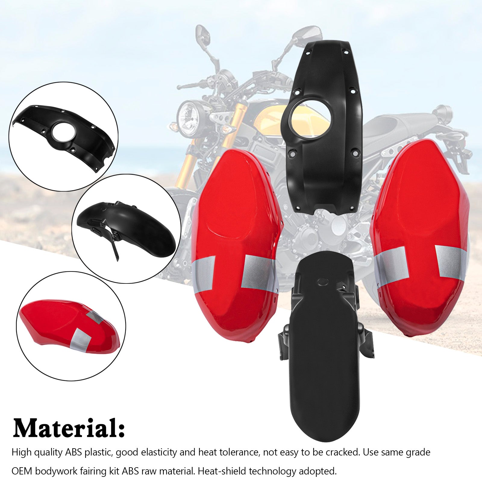 Amotopart 2016-2021 Yamaha XSR900 Fairing Kit