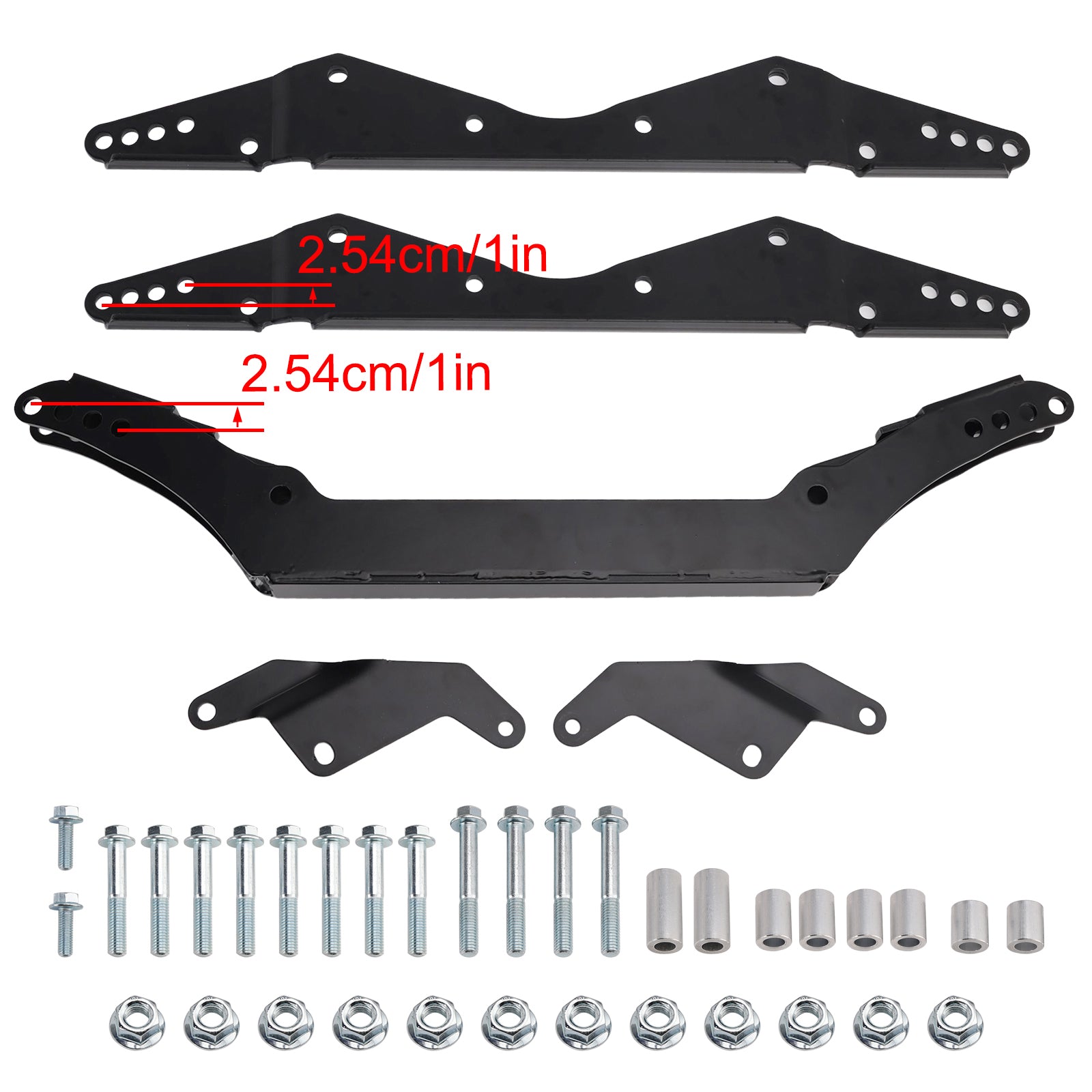 09-14 Polaris RZR S 800 Løftesæt 2-3" Front &  Bagophæng