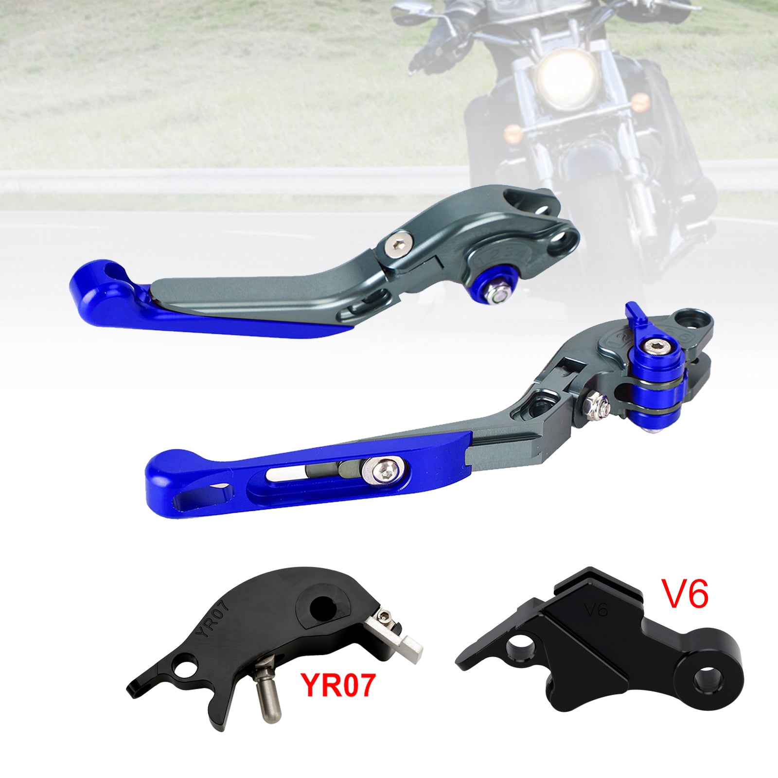 2024–2025 Yamaha XSR900 XSR900GP MT-09 verstellbarer Kupplungsbremshebel