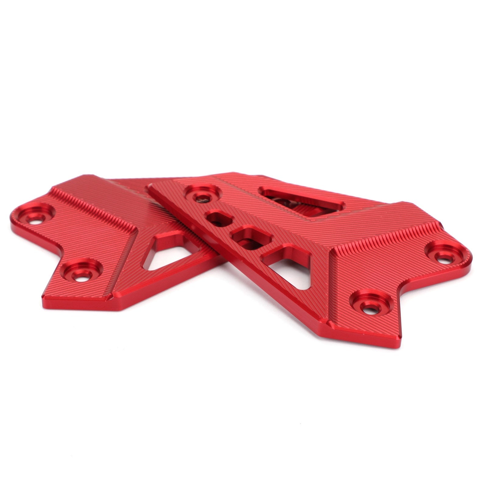 17-21 Kawasaki Z900 FootPeg Repose-pieds Plaques de talon Garde Protecteur Set Rouge