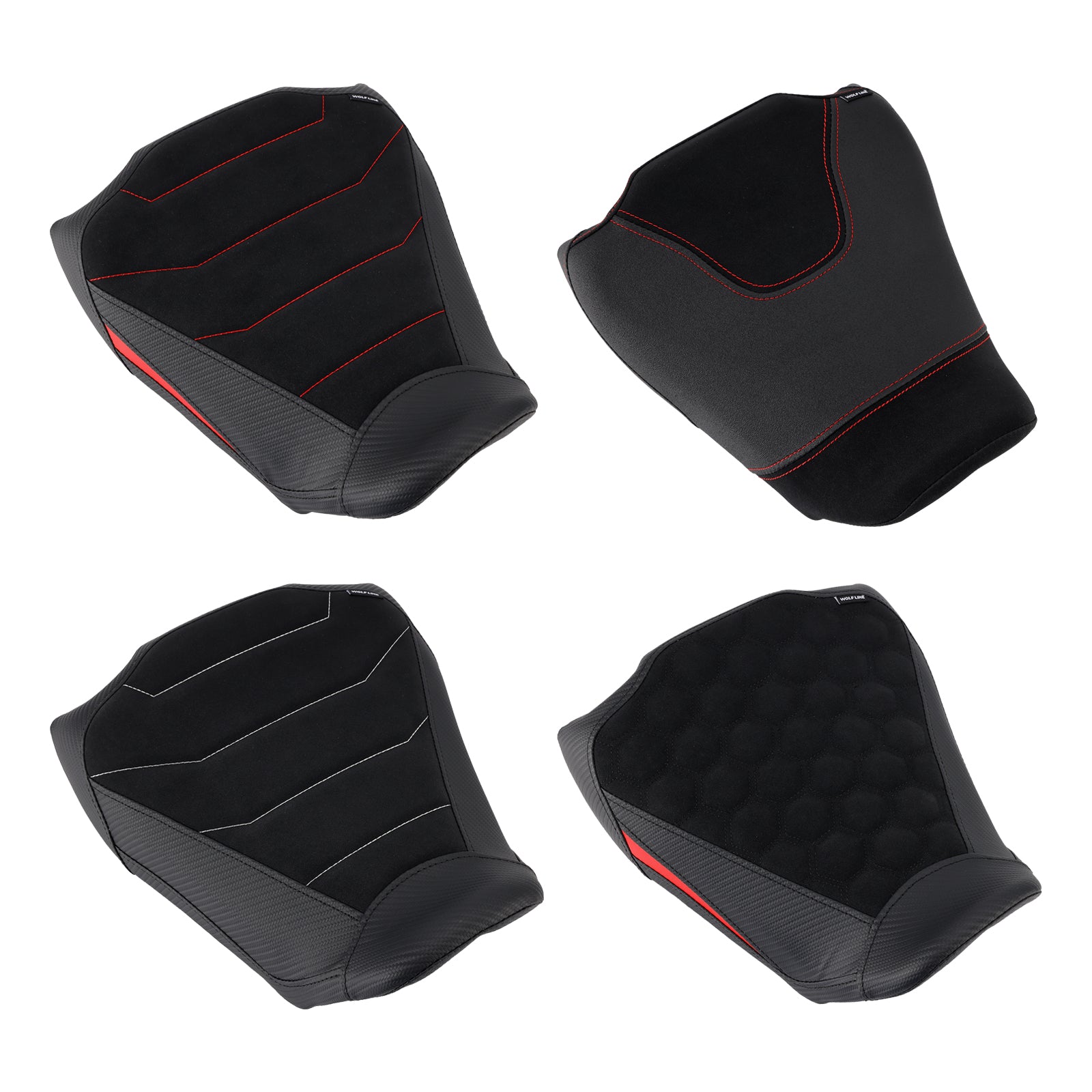 24-25 RedB Honda Cb650R Cbr650R Front Driver Raider Seat Pillion Saddle Reda