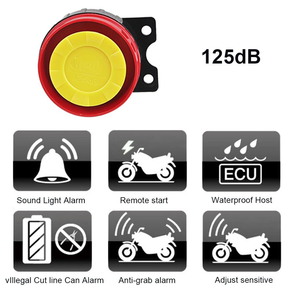 Remote A3 Start Security Engine Motor Anti-Theft Control Scooter System Alarm GB