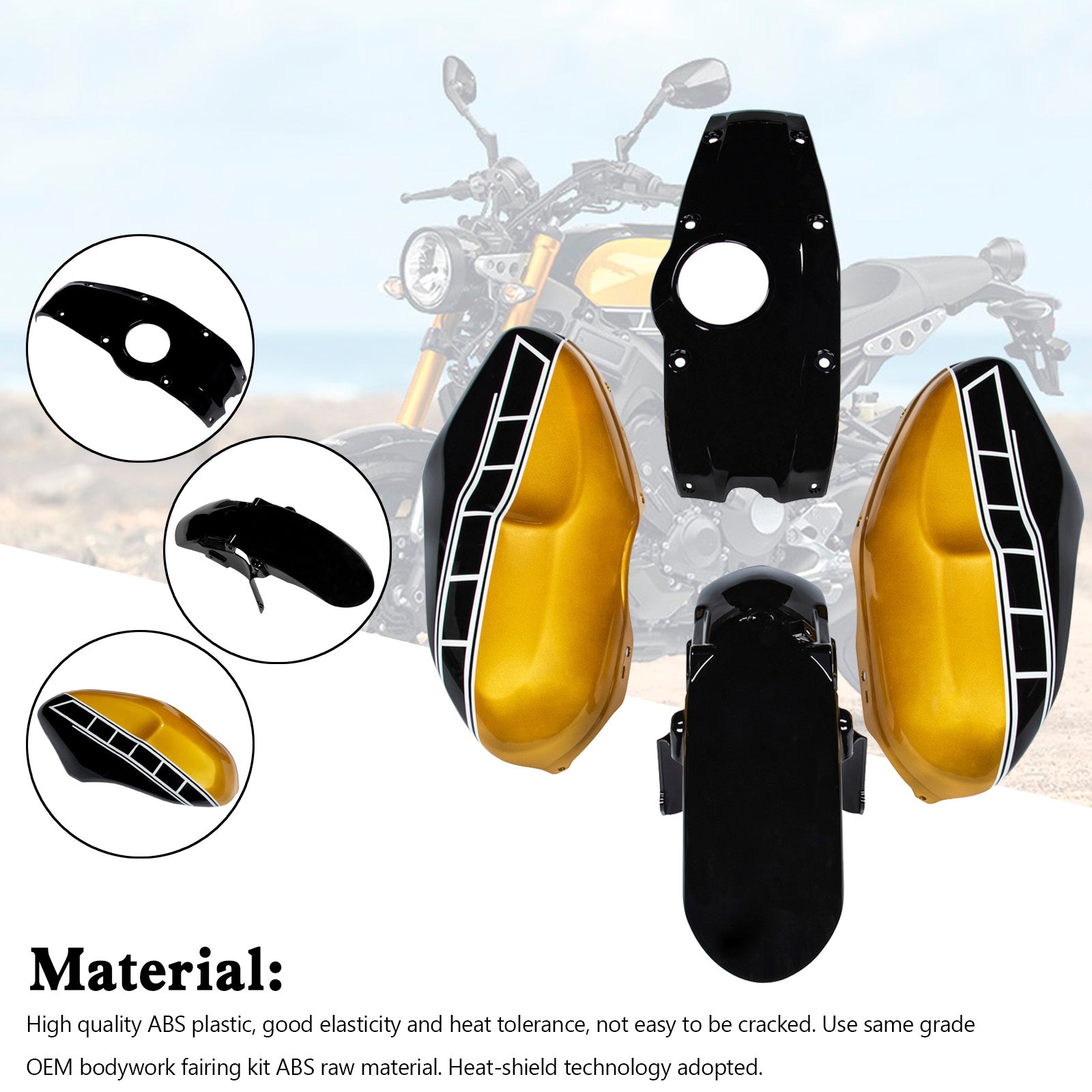 Amotopart 2016-2021 Yamaha XSR900 Fairing Kit