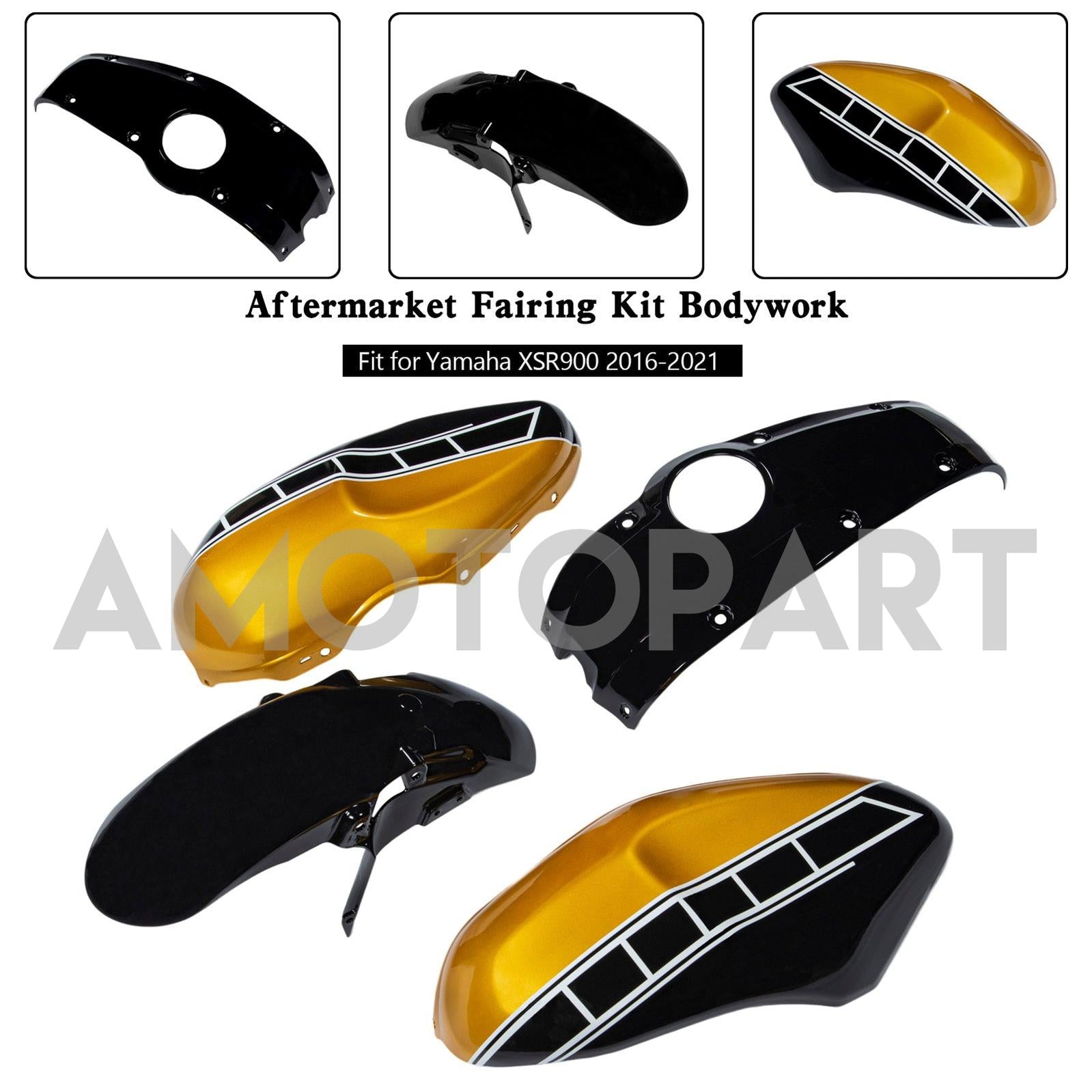 Amotopart 2016-2021 Yamaha XSR900 Fairing Kit