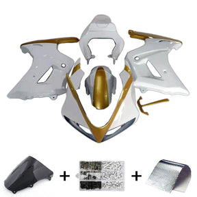 Kit carena Amotopart 2003-2013 SV650 Suzuki bianco e oro