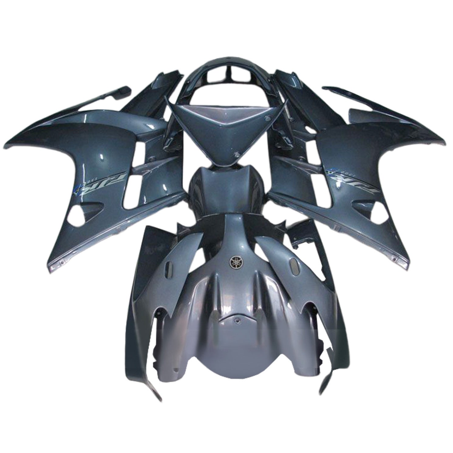 Amotopart 2001-2006  Yamaha FJR 1300 Black Grey Fairing Kit