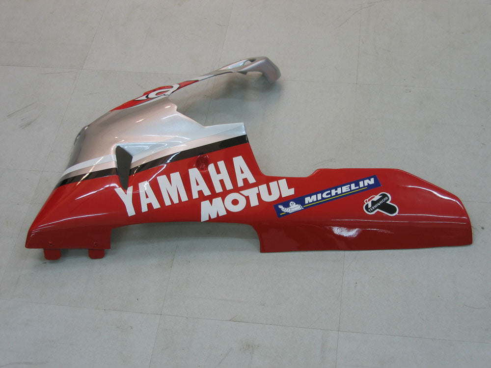 Amotopart 2000-2001 Yamaha YZF 1000 R1 Kit de carénage rouge et argent