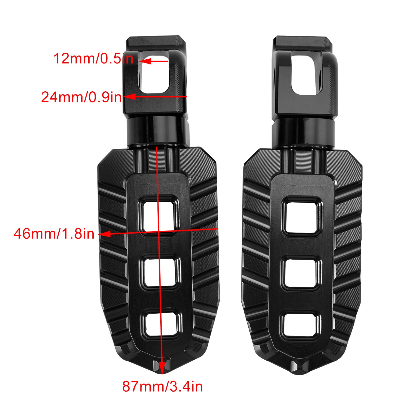 20-24 Tiger 900 Scrambler 1200XC 1200XE 1200X Front Footrests Foot Peg