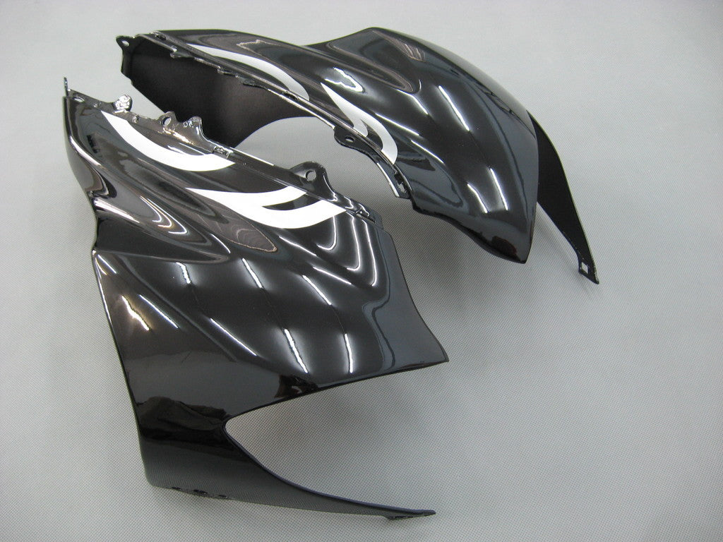 Amotopart 2004–2005 Kawasaki ZX10R Schwarz-Weiß-Verkleidungsset