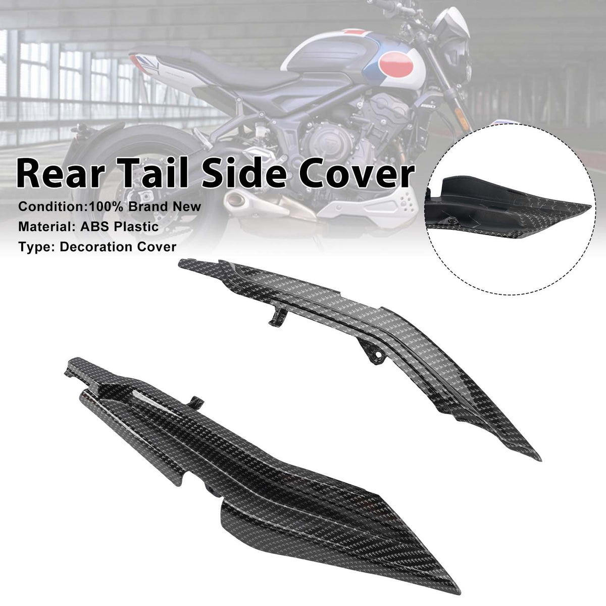 2022-2025 Trident 660 Rear Seat Side Cowl Cover Fairing