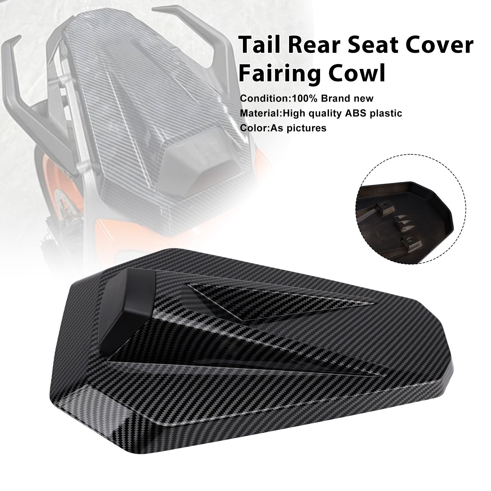 2024-2025 390 DukeTail Rear Seat Cover Fairing Cowl