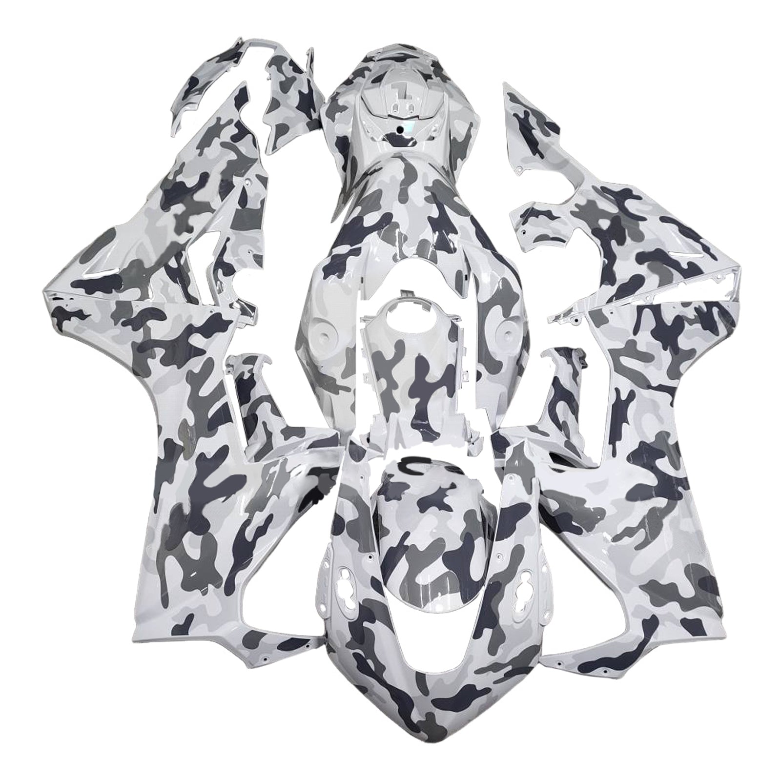 Amotopart 2017-2023 Honda CBR1000rr Kit de carénage blanc