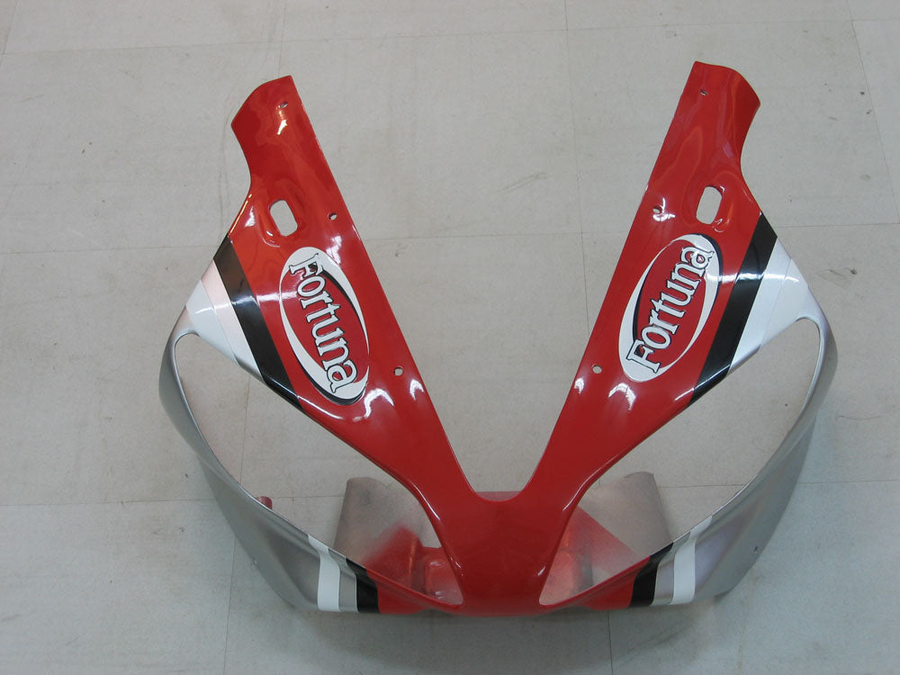 Amotopart 2000-2001 Yamaha YZF 1000 R1 Red&Silver Fairing Kit