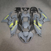 Amotopart Kawasaki 2009-2012 ZX6R 636 Grey&Yellow Fairing Kit