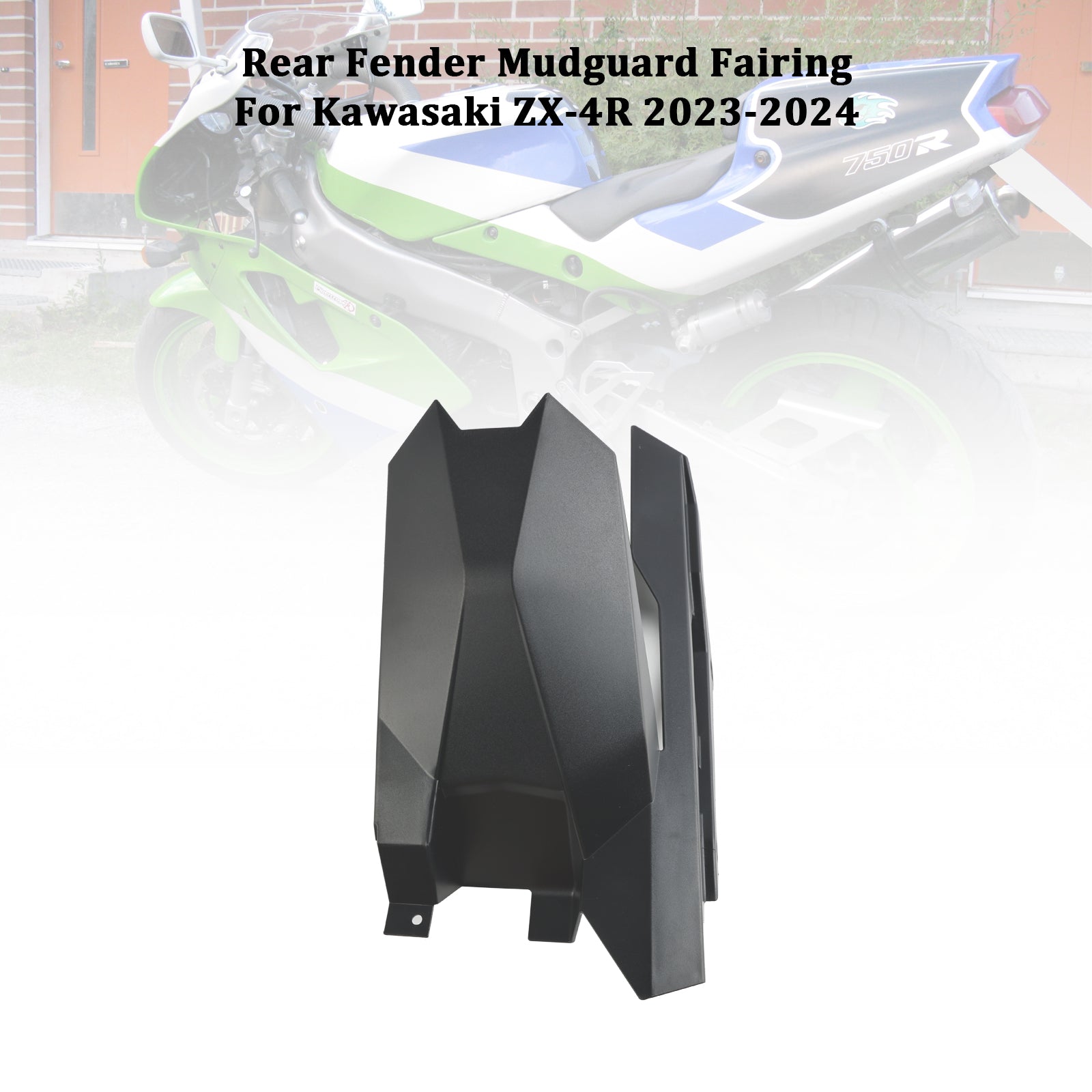 23-24 Kawasaki ZX-4R ZX-4RR Rear Fender Mudguard Fairing Cowl