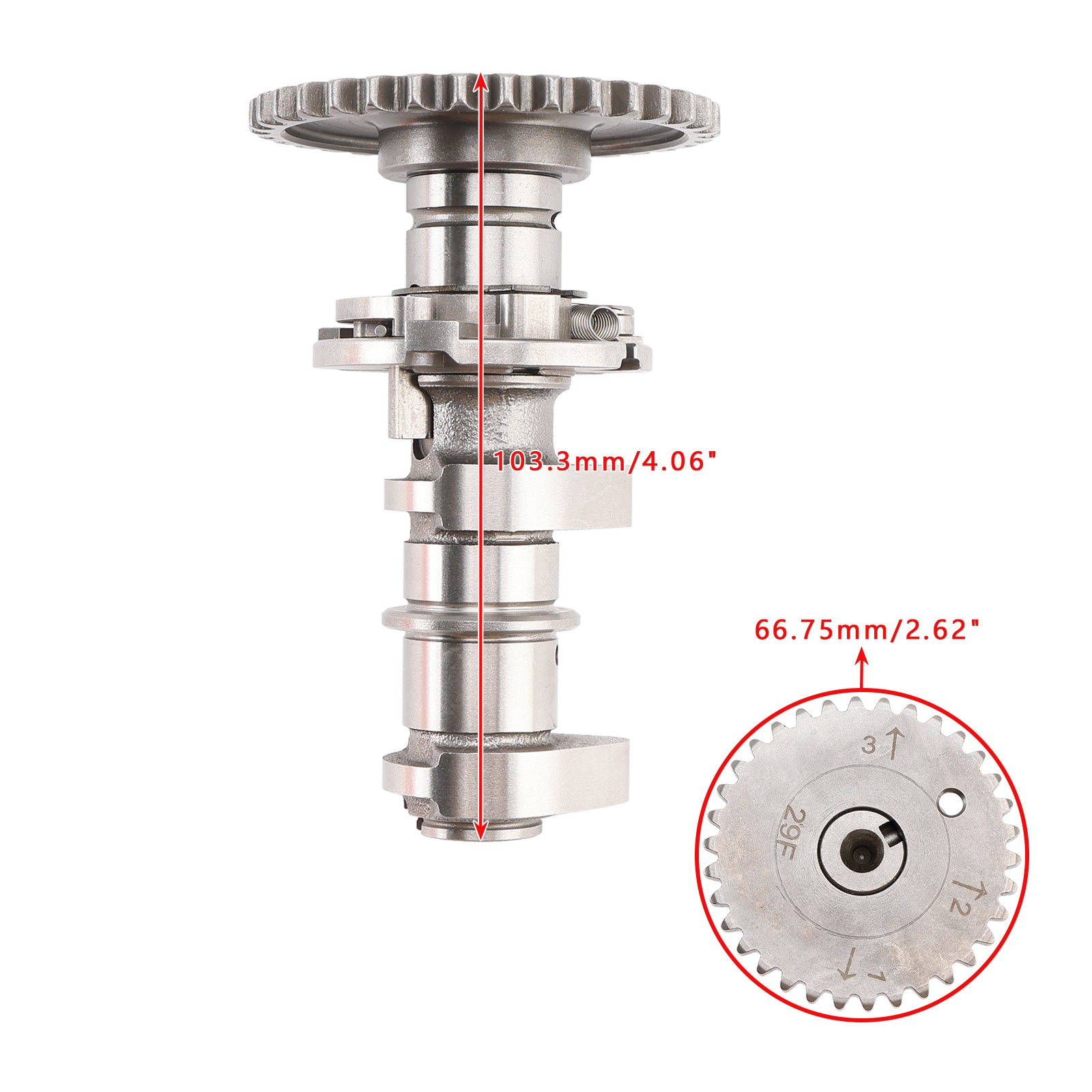 03-04 Suzuki LTZ400 LT-Z400 Quadsport Z400 Exhaust Camshaft 12720-07G0