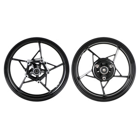 18-23 Kawasaki EX400G Ninja 400 / ABS / Z400 Glossy Black Front and Rear Wheel Rim