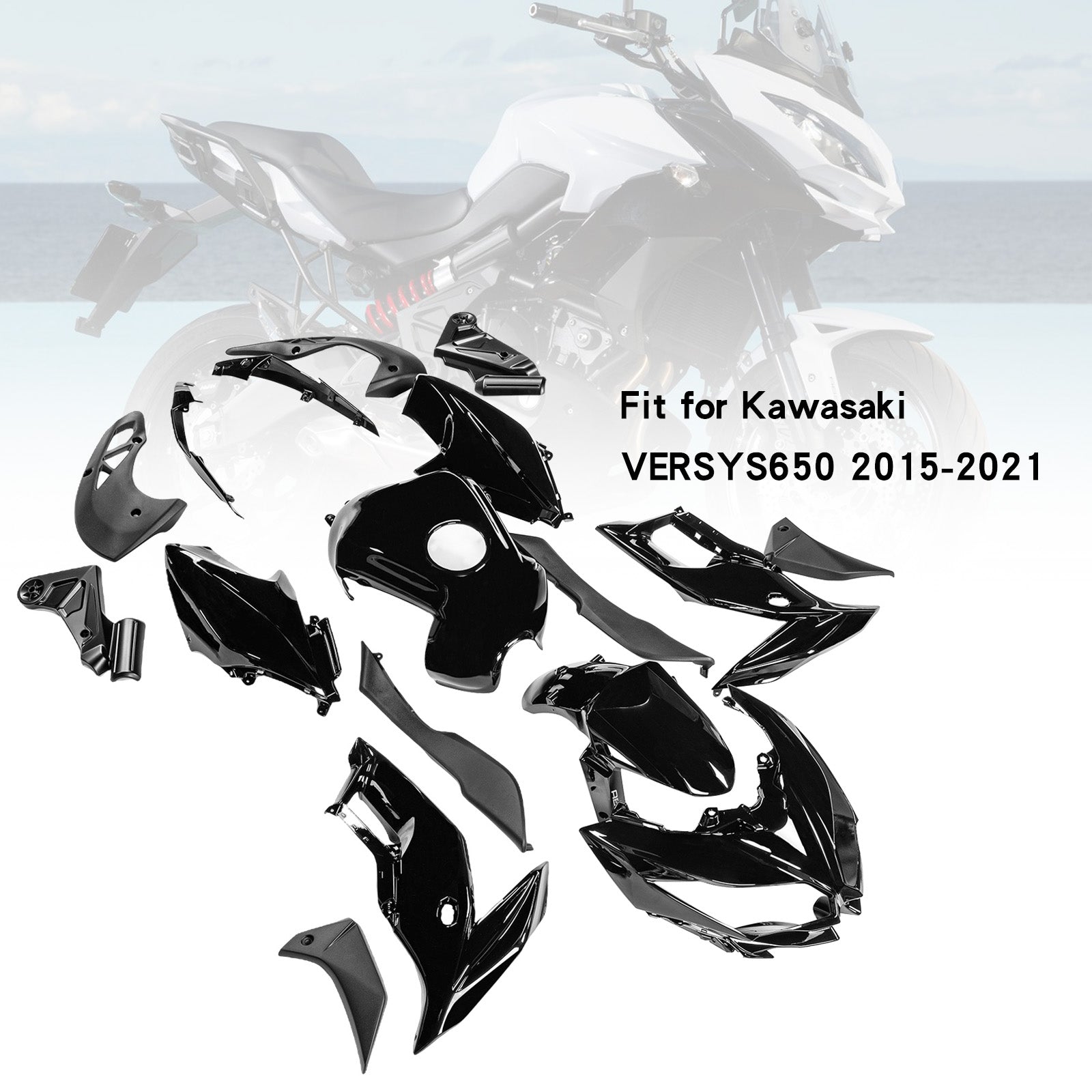 Amotopart Kawasaki VERSYS650 2015-2021 Fairing Kit