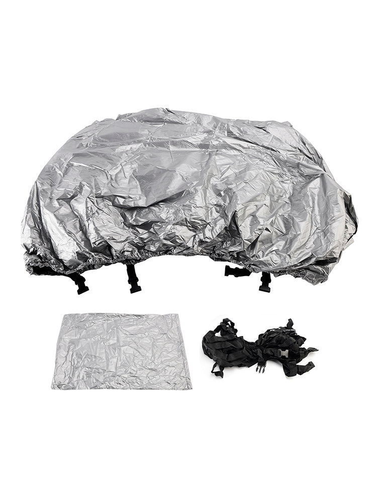 Universal Waterproof Duty Boat Cover 16-18Ft Silver For Fishing Boat Shelter