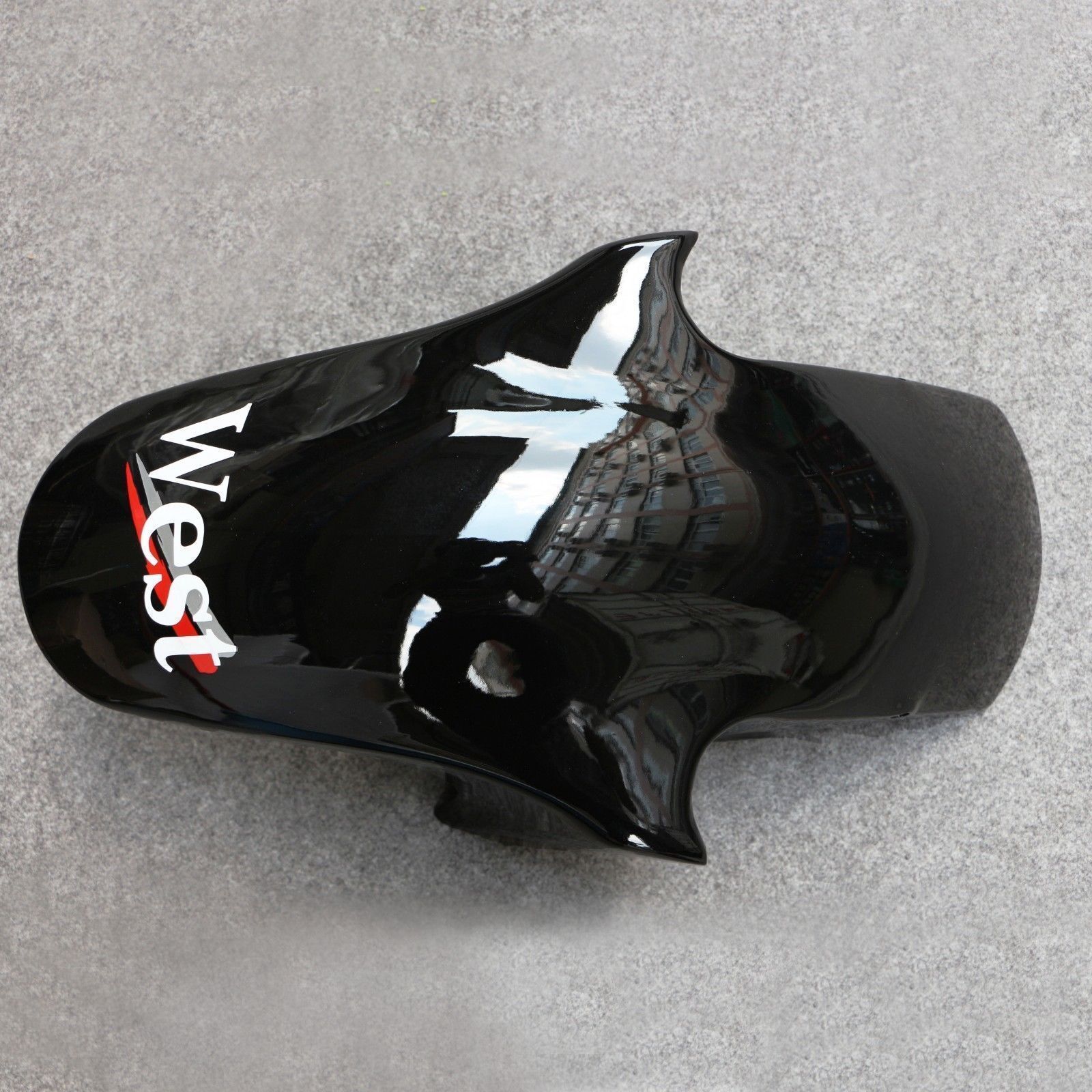 Amotopart 1994–1997 Kawasaki ZX-6R Verkleidungsset in Weiß und Schwarz