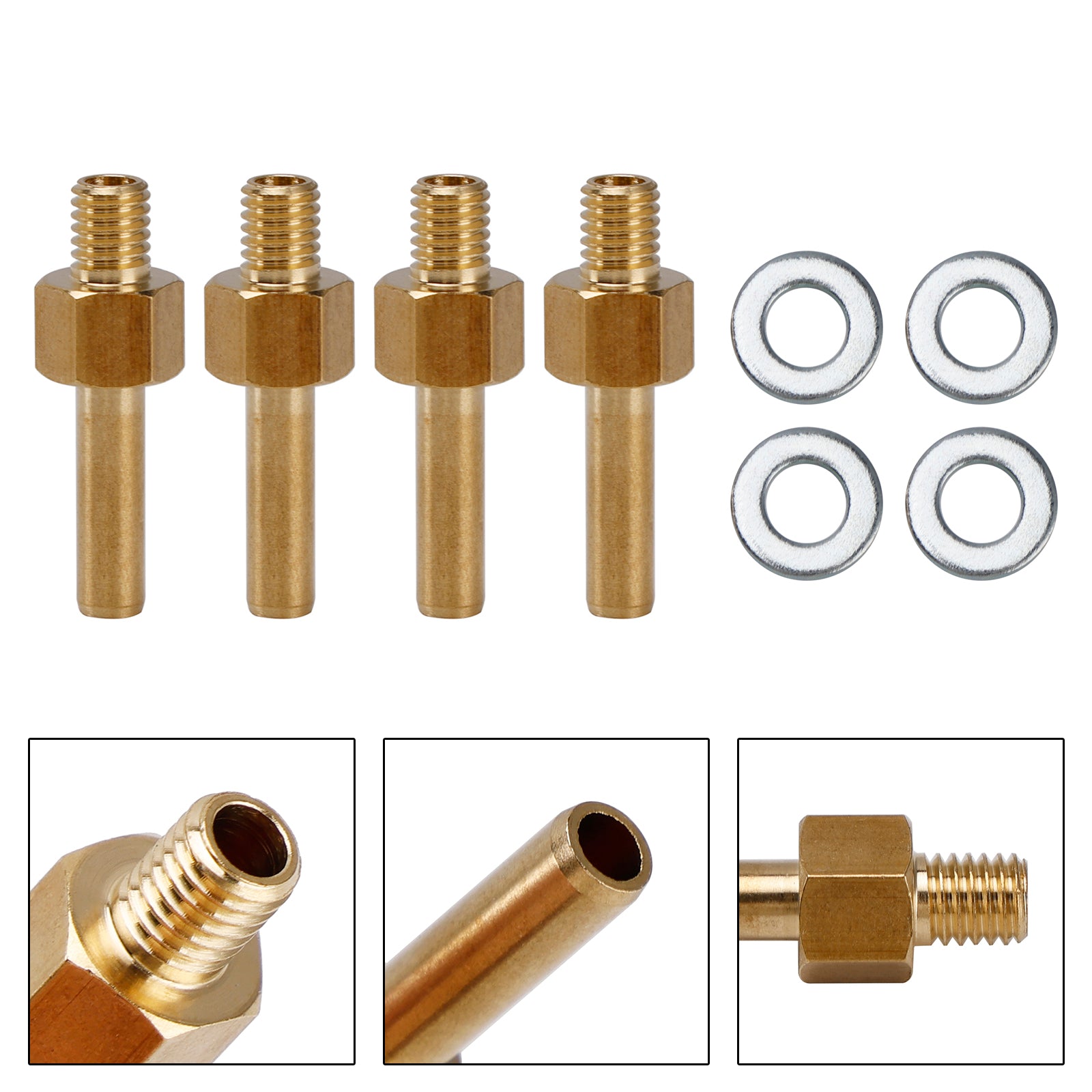 Kawasaki Z400FX Z1000J/R GPZ900R Carburetor Vacuum Extraction Nipple Set