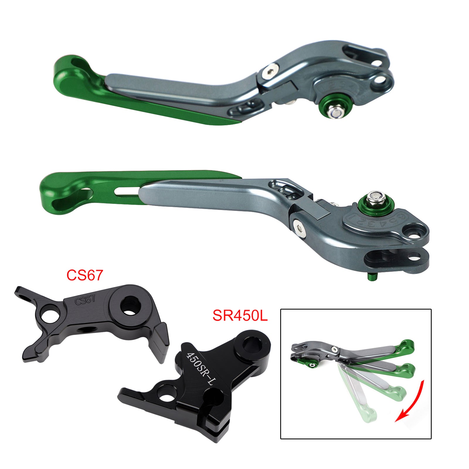 2024-2026 VOGE DS900X 900DSX Adjustable Clutch Brake Lever