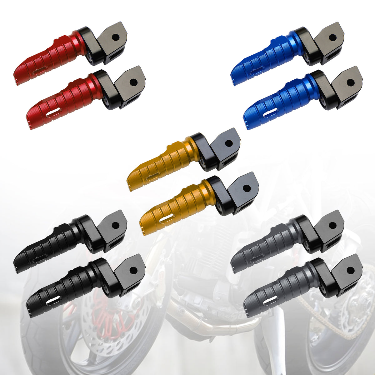 Reposapiés delanteros para DUCATI MONSTER 821 937 950 1100/S/EVO 1200/S/R