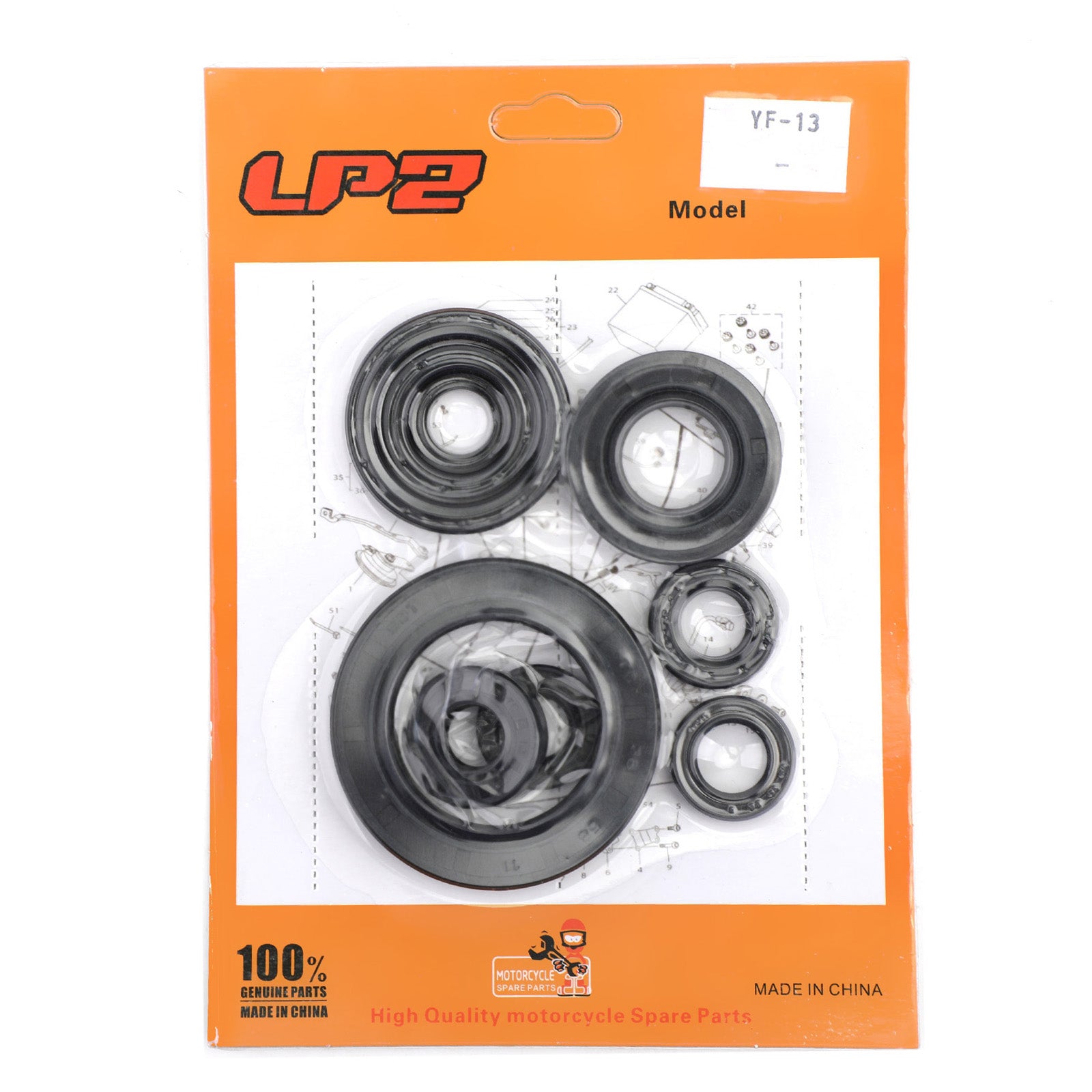 05-07 Honda CR250R Complete Engine Oil Seal Crankcase Kit - 9pcs