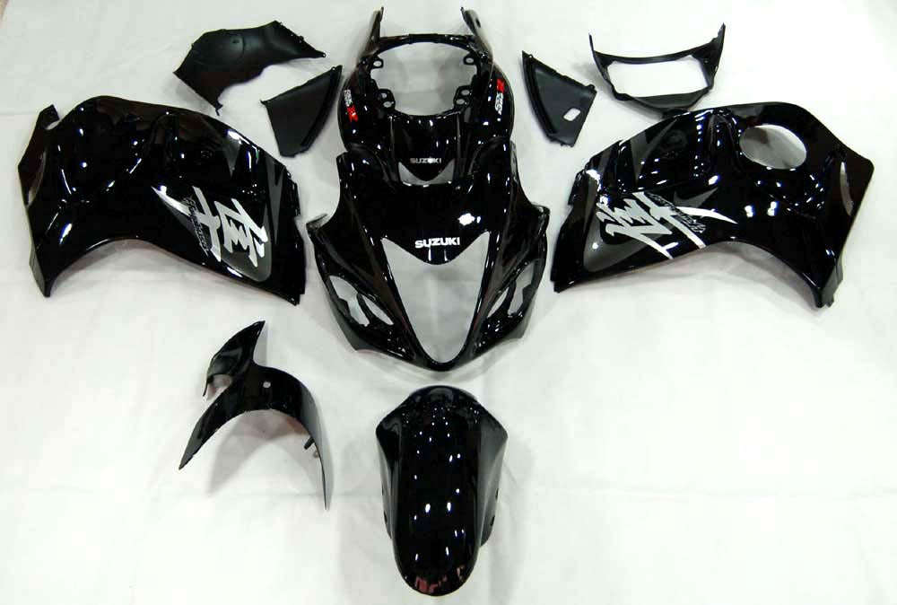 Amotopart 2008-2020 Suzuki Hayabusa GSX1300R Kit de carenado negro brillante