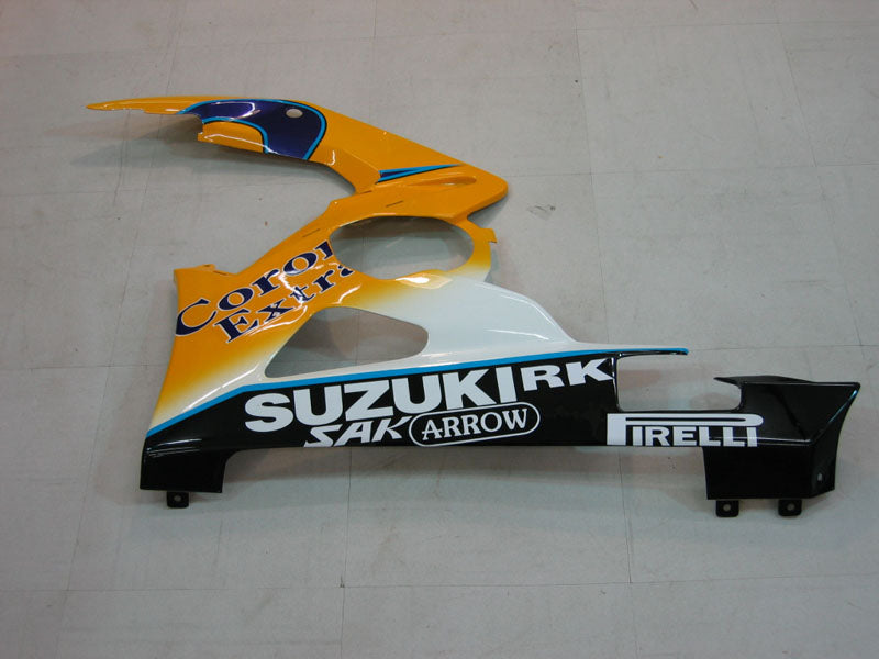 Amotopart 2005–2006 Suzuki GSXR1000 Gelb und Blau Verkleidungsset