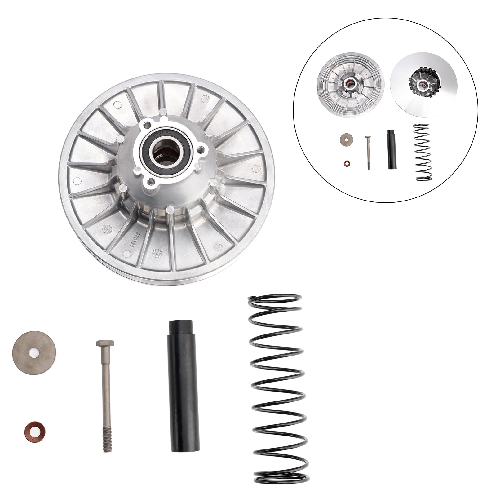 Can-Am Outlander T 450 Efi Max Rear Complete Clutch Variator 420280178